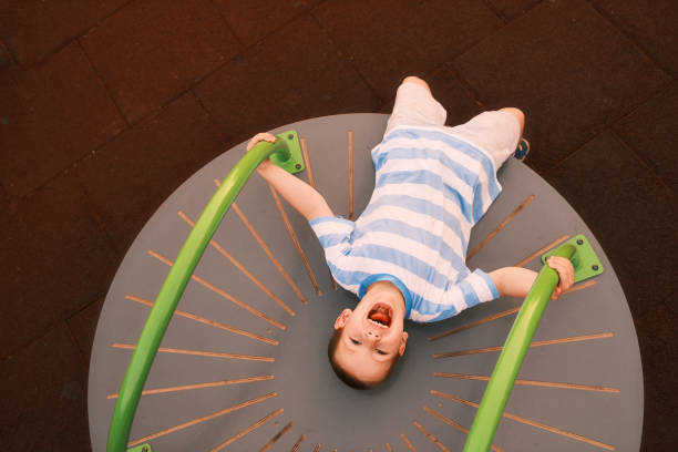 Little boy at the playground