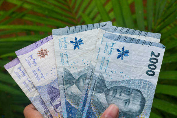 istock Banknotes and coins from Indonesia 2159798081
