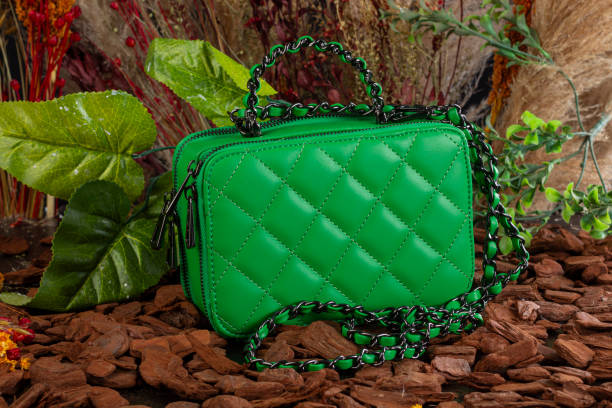 istock Leather bags in various shapes in studio photo 2159799315