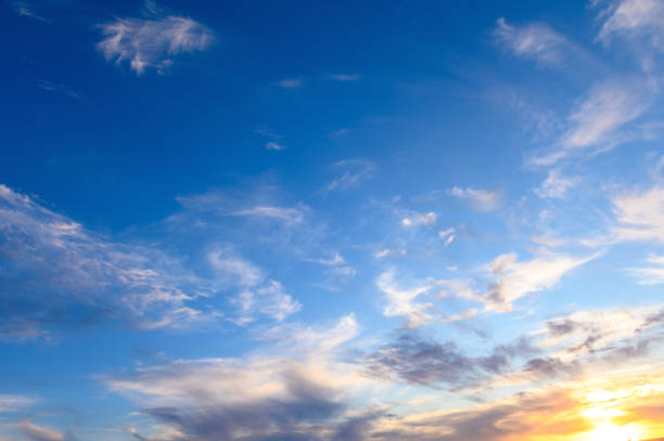 istock Scenic sundown cloudscape for background. Afterglow of sunset.2 2159804233