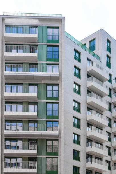 istock Exterior view of modern apartments 2159809545