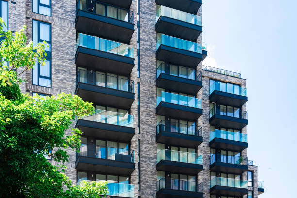 istock Exterior view of modern apartments 2159809785