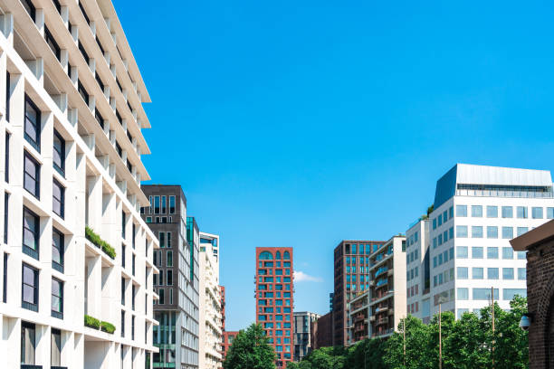 istock Exterior view of modern apartments 2159809815