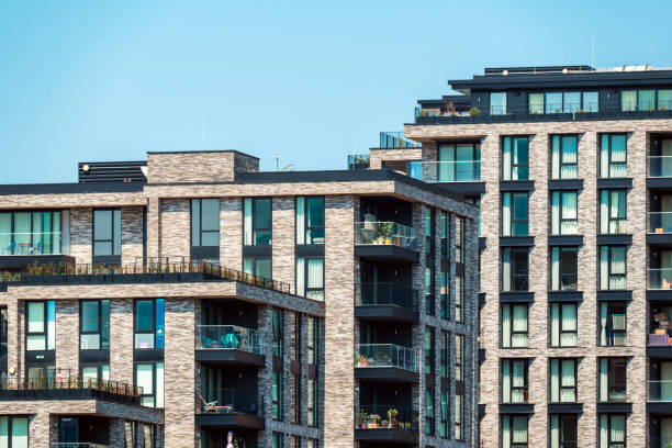 istock Exterior view of modern apartments 2159809865
