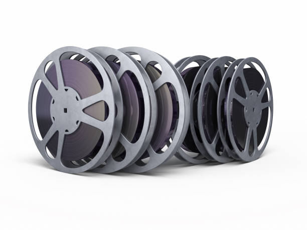 film reel strip (clipping path and isolated on white)
