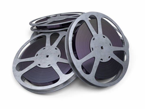 film reel strip (clipping path and isolated on white)