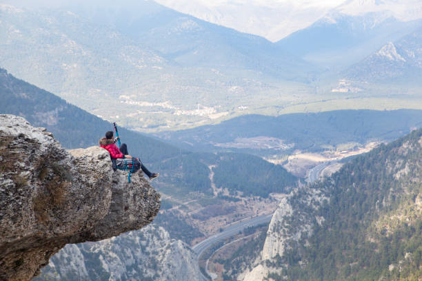 istock Hiker man looking at landscape from The Cilician Gates or Gulek Pass. 2159819976