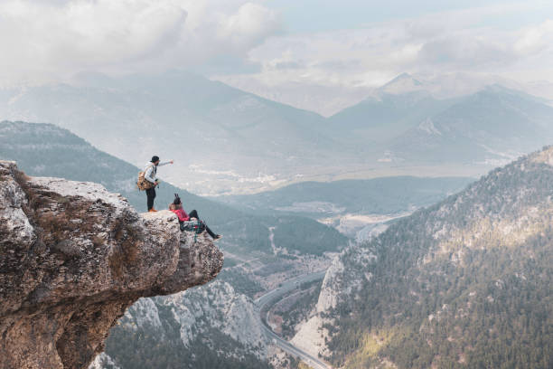 istock Two Hiker men looking at landscape from The Cilician Gates or Gulek Pass. 2159820240