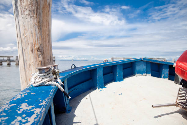 Details on a ferry boat