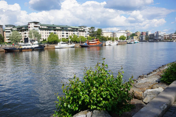 istock View of a river through the city 2159843229