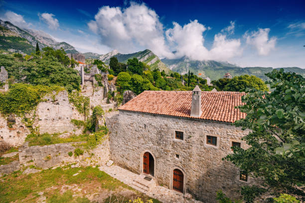 istock Summer vacation in Bar, Montenegro, exploring ancient ruins 2159843579