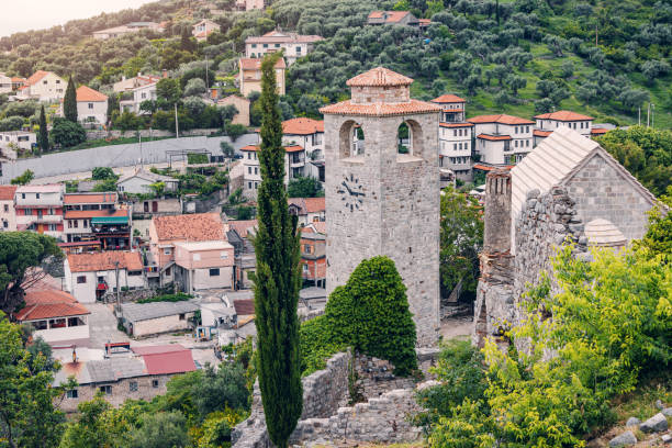 istock Medieval fortress in Bar, Montenegro, offering panoramic Adriatic views 2159850519