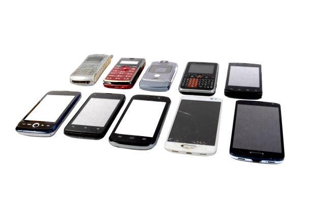 istock The Evolution of Mobile Phones Used 2159853100