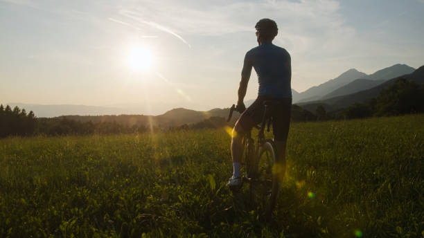 istock Cyclist on a racing bike 2159855800