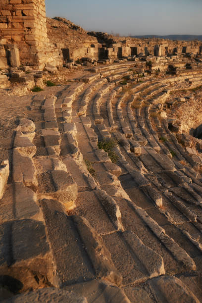Photo from Miletus. Miletus was an ancient Greek city on the western coast of Anatolia, near the mouth of the Maeander River in ancient Caria. Its ruins are located near the modern village of Balat in AydÄ±n Province, Turkey