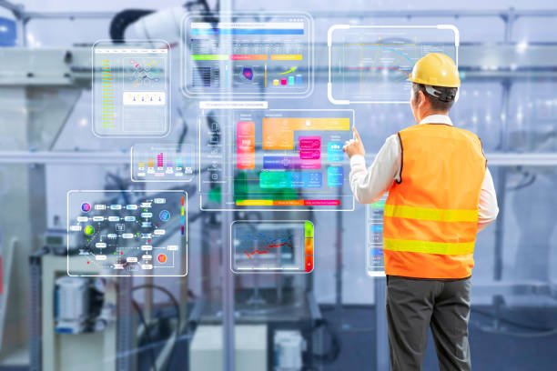 istock Asian engineer or technician with machine in factory 2159868263