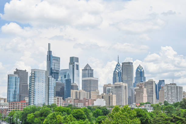 Skyline of Philadelphia city