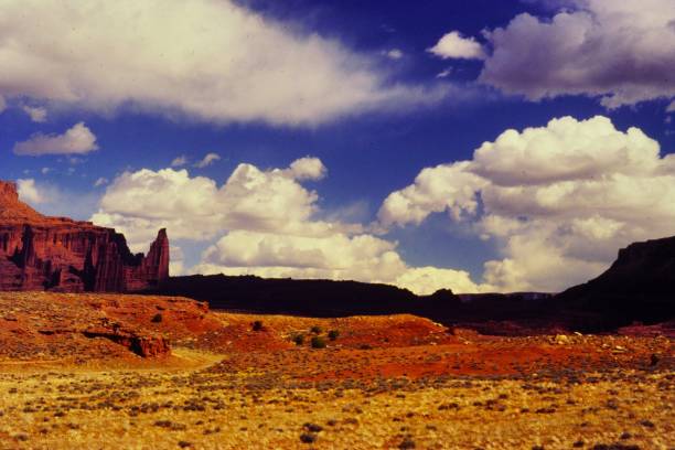 istock Fischer Towers and Professor Valley Utah December 1981 2159874017