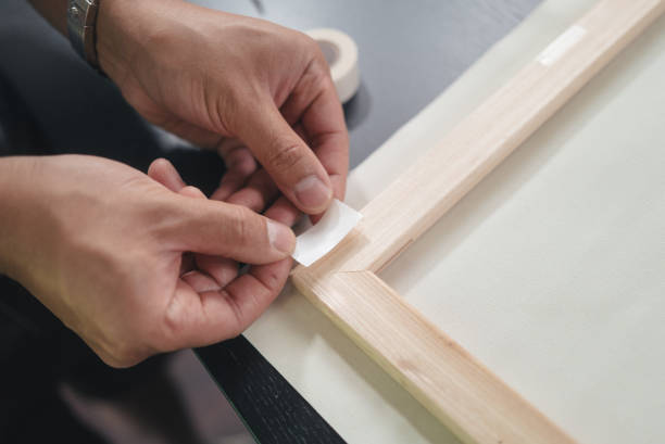 istock Removable Fabric Tape - Mounting Canvas to Frame 2159875174