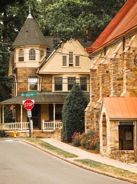 Cityscape of Doylestown, Pennsylvania, USA June 29, 2024