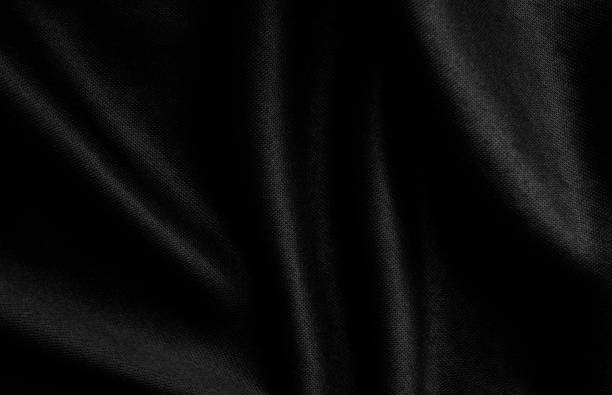 istock Background Black Silk Fabric Luxury Abstract Textile Smooth shadow Gradient Cloth Gray Banner Product Friday Presentation, Canvas Material Template Decoration Elegance Textile Fashion Sale. 2159891707