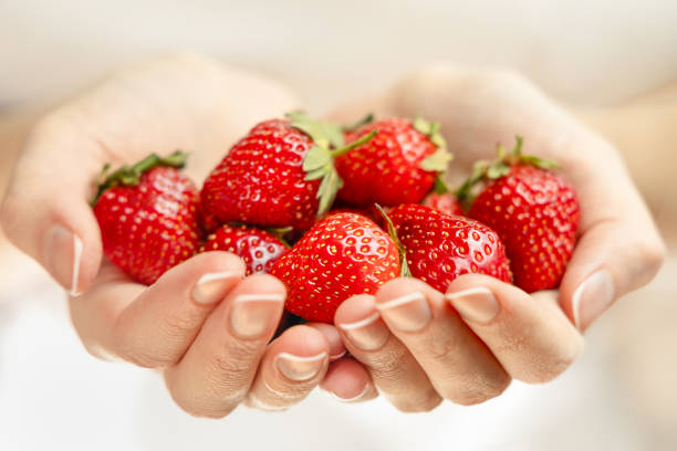 Sweet and fresh summer fruit - tasty strawberry
