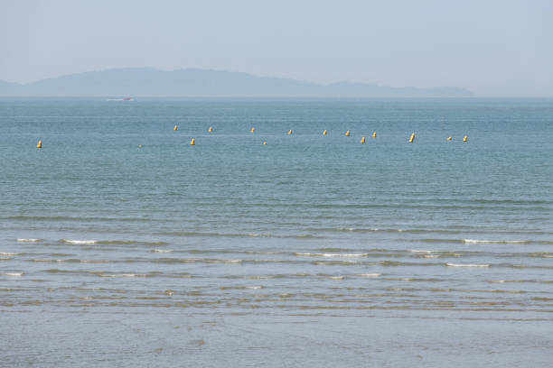idyllic seascape at the seaside