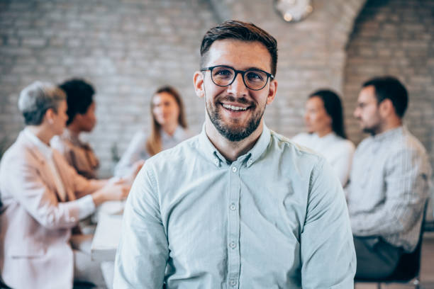 istock Successful businessman in the office. 2159901794