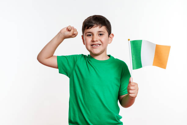 istock Boy Celebrating with Irish Flag 2159904738