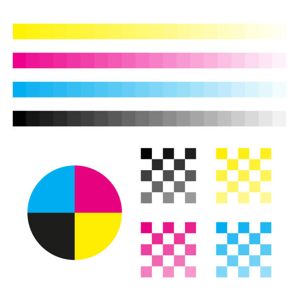 Color Reference Chart Test Pattern 50+ Cmyk Color Bars Stock Photos, Pictures & Royalty-Free Images - iStock