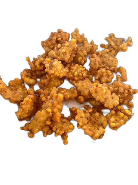 istock there is a pile of fried food on a white surface. 2159912234