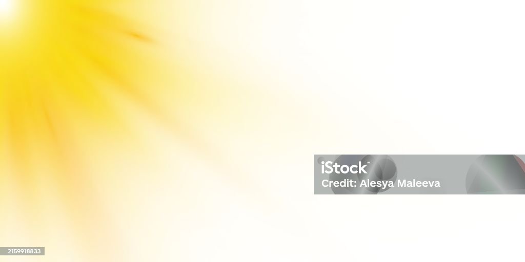 Sun Without Rays Yellow Sun A Flash A Soft Glow Without Departing Rays Star Flashed With ...