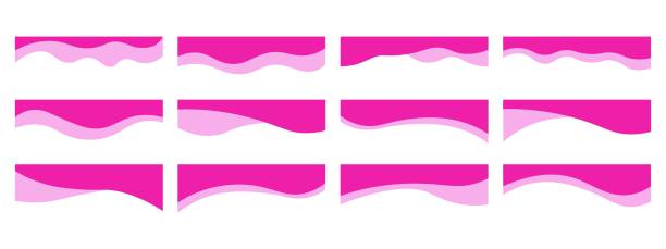 istock Collection of dividers shape templates. Modern separator header for website and app. Curve lines, wave collection of abstract design element for top and bottom page web site 2159919541