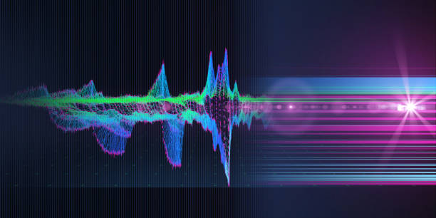 istock Abstract  background color graph audio  from noisy lines and star dark. Technology wireframe concept  virtual data analytical . Banner for business, science and technology data analytics. Big Data. 2159920245
