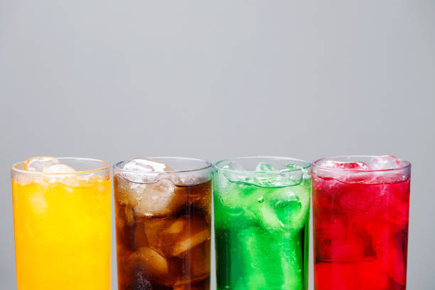 istock Soft drinks and fruit juice mixed with soda high in sugar have a negative effect on physical health 2159920816