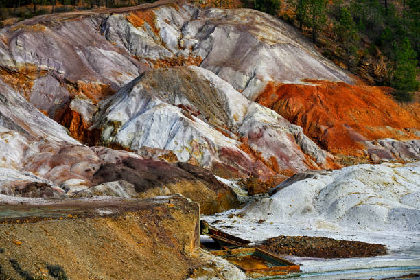 istock Multicolored Geological Formations in Rio Tinto, Huelva 2159921119