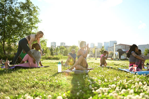 istock yoga classes in nature 2159925370