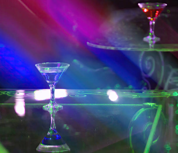 istock Nightlife Reflections: A Martini Under the Neon Glow 2159930764