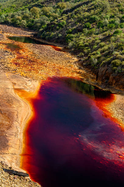 istock Vibrant Rio Tinto River with Iron-rich Red Waters 2159931368