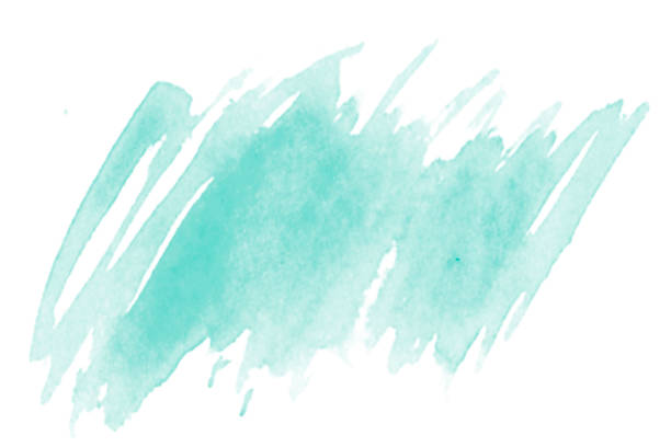 istock Abstract Watercolor Splatter, Splash, Brush Stroke - Teal 2159935757