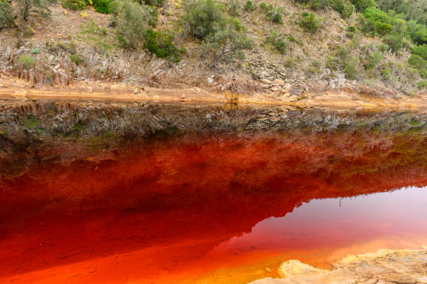 istock Vivid Strata and Cracked Earth at Rio Tinto 2159936529