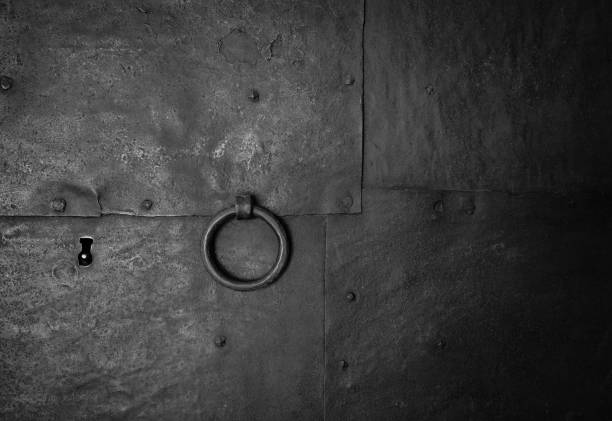 The  iron and  vintage door