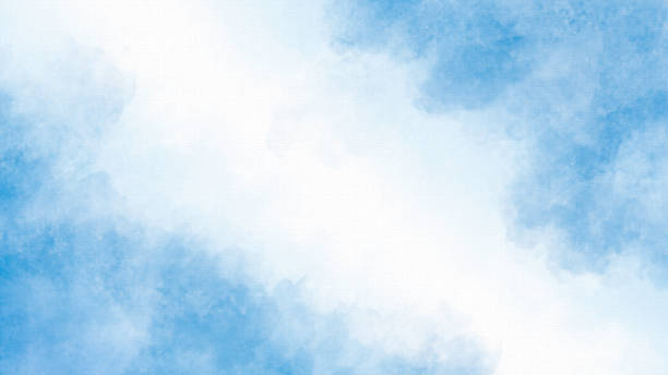 istock Blue Watercolor Painting Background 2159944008