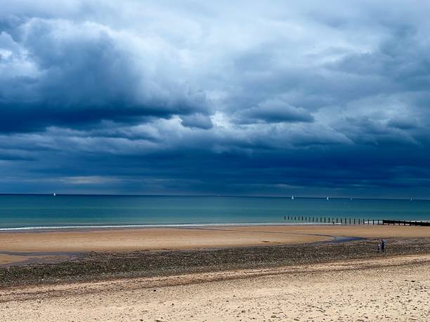 istock Dramatic cloudscape over the North Sea at Blyth in Northumberland 2159952345