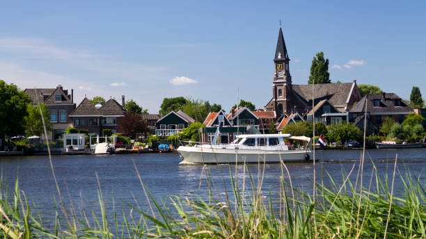 istock Typical dutch view in Zaanse Schans, Netherlands 2159953890