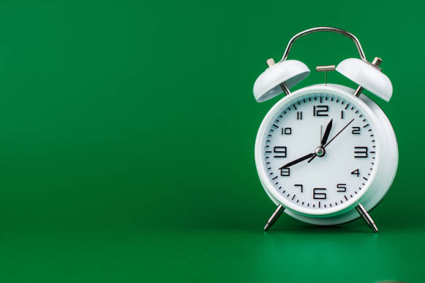istock Stopping alarm clock, time concept and working with time and planning work with limited time 2159958688