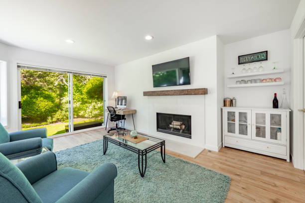 istock Private residential home interiors and exteriors. 2159962410