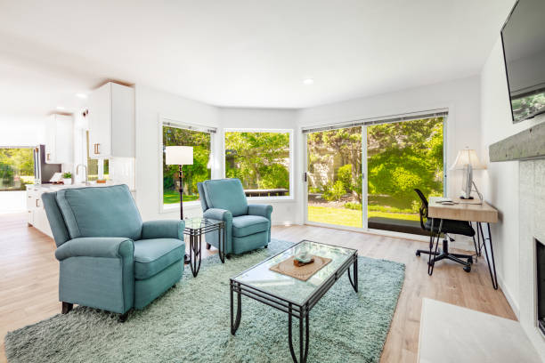 istock Private residential home interiors and exteriors. 2159962412