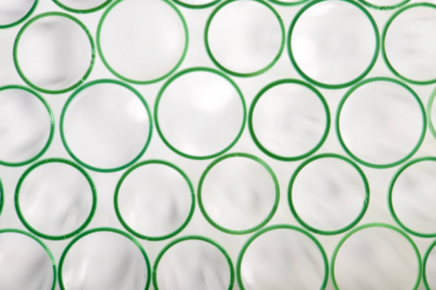 istock Glass test tubes stacked in a laboratory countertop 2159965644