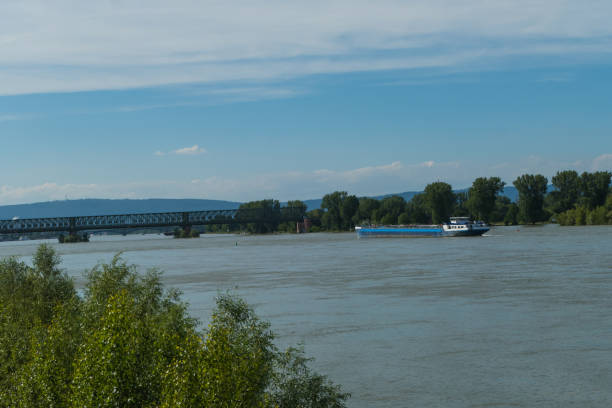 istock Industry Boat on River Rhine 2159971162